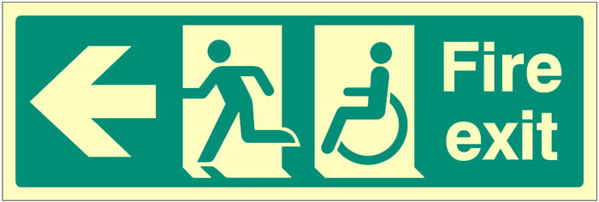 Picture of Disabled fire exit <---