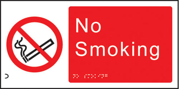 Picture of Braille - No smoking