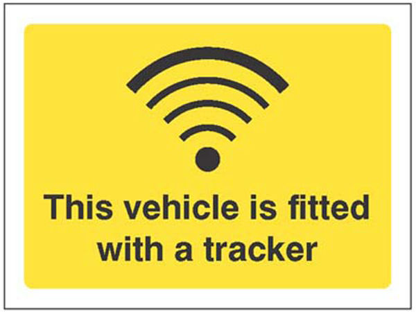 Picture of This vehicle is fitted with a tracker