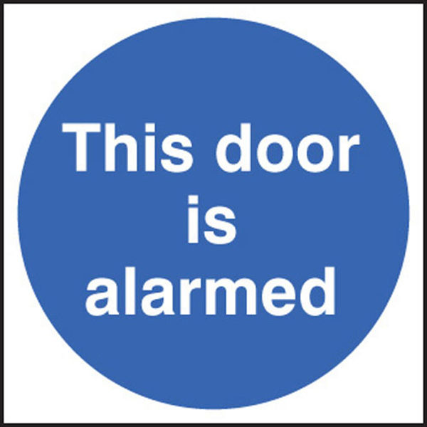 Picture of This door is alarmed