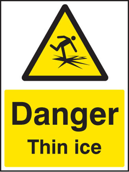 Picture of Danger thin ice