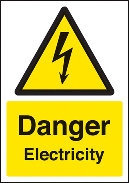 Picture of Danger electricity - A4 rp