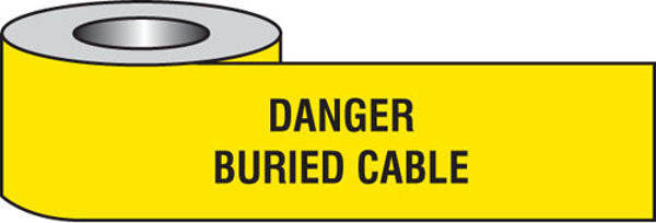 Picture of Danger buried cable underground tape