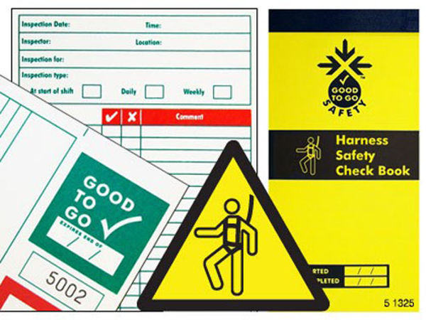 Picture of Good to go safety harness check book