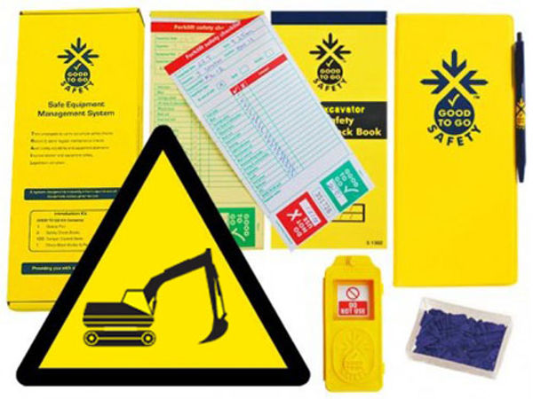 Picture of Good To Go Safety Excavator Weekly Kit (1 tag, 100 seals, 2 check books & 1