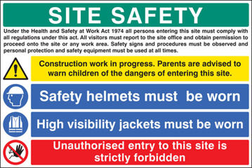 Slater Safety. Construction Signs