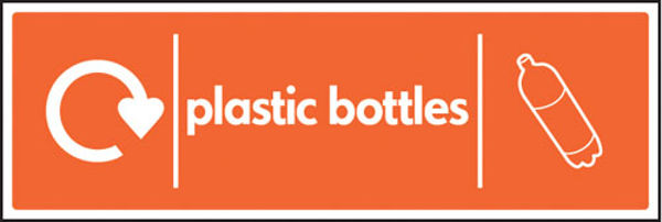 Picture of WRAP Recycling Sign - Plastic Bottles