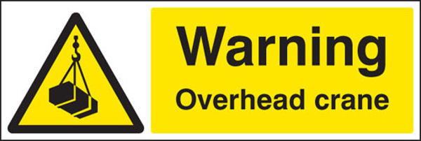 Picture of Warning overhead crane