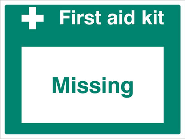 Picture of First aid kit missing