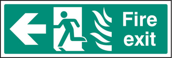 Picture of Fire exit arrow left HTM