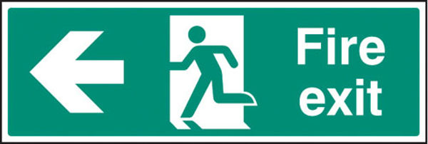 Picture of Fire exit arrow left