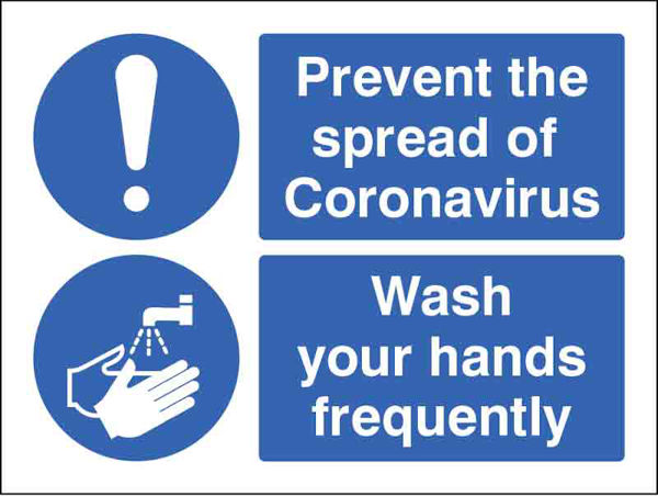 Picture of Prevent the spread of coronavirus Wash your hands frequently