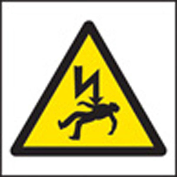 Picture of Danger of death roll 100 labels 50x50mm