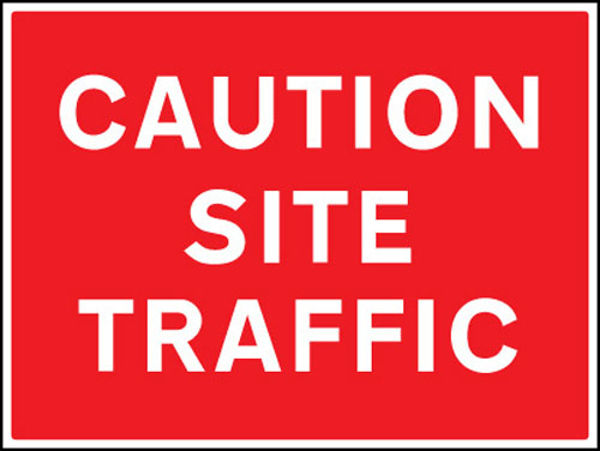 Picture of Caution site traffic