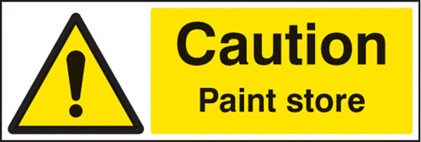 Picture of Caution paint store