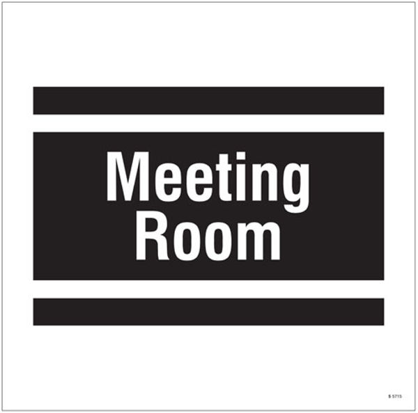 Picture of Meeting room, site saver sign 400x400mm