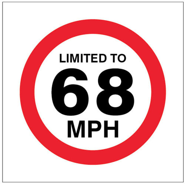 Picture of Limited to 68mph