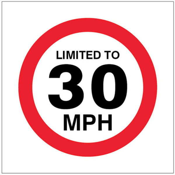 Picture of Limited to 30mph