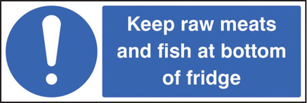 Picture of Keep raw meats and fish at bottom of fridge