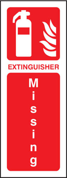 Picture of Extinguisher missing