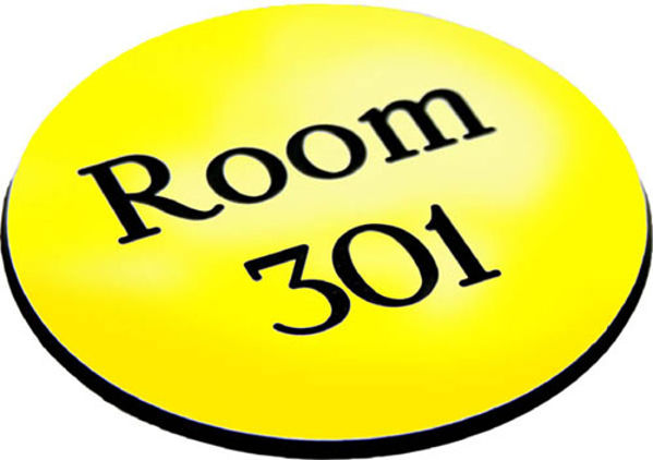 Picture of Engraved Sign with adhesive backing - 95mm dia Black text on yellow