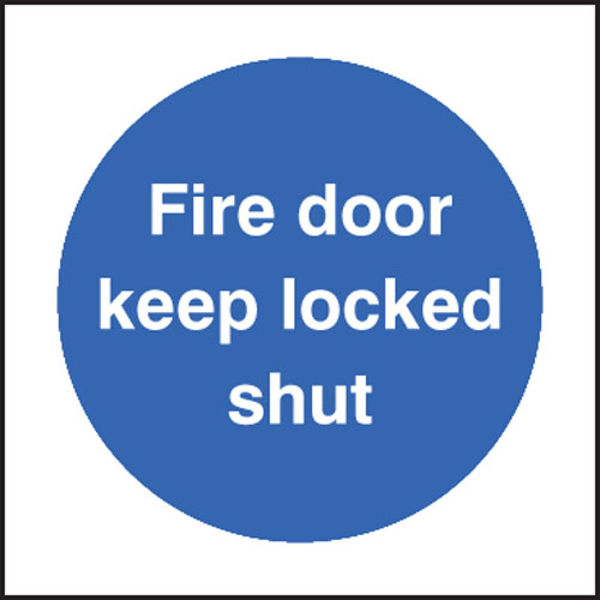 Picture of Fire door keep locked shut  