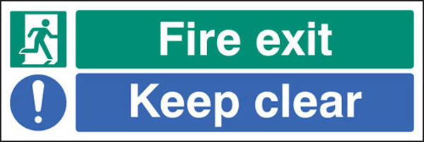 Picture of Fire exit - keep clear