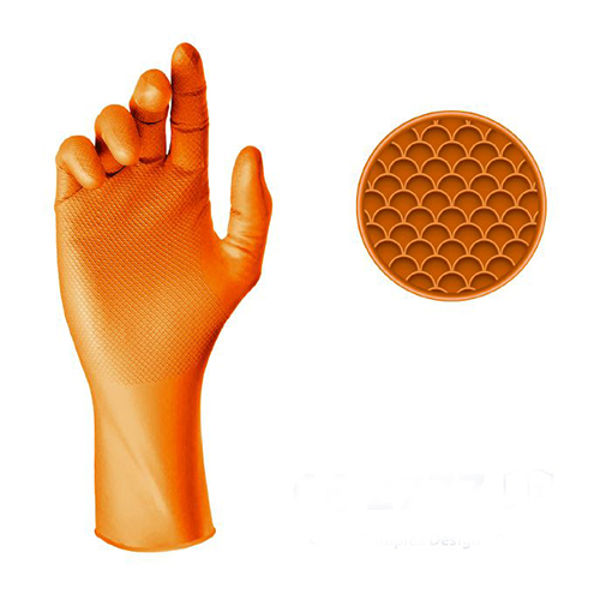 Picture of Gripsafe 6MIL Orange Powder Free Nitrile Glove(50)