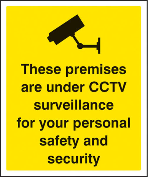 Picture of These premises are under CCTV surveillance for your
