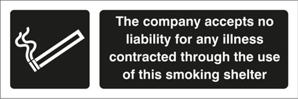Picture of The company accepts no liability for any illness contracted through the use