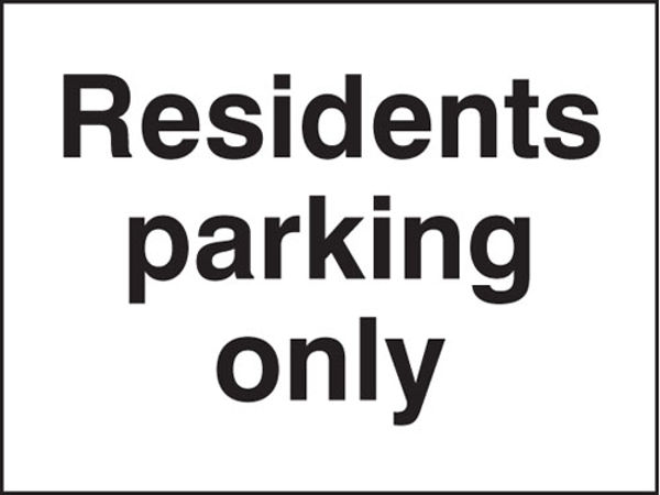 Picture of Residents parking only
