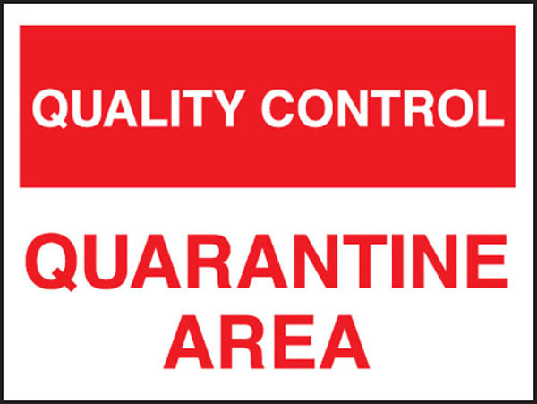 Picture of Quality control quarantine area