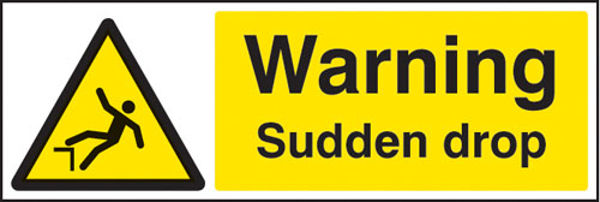 Picture of Warning sudden drop