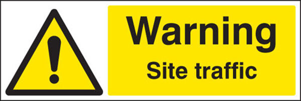 Picture of Warning site traffic