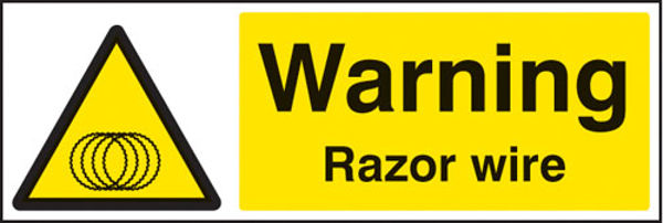 Picture of Warning razor wire