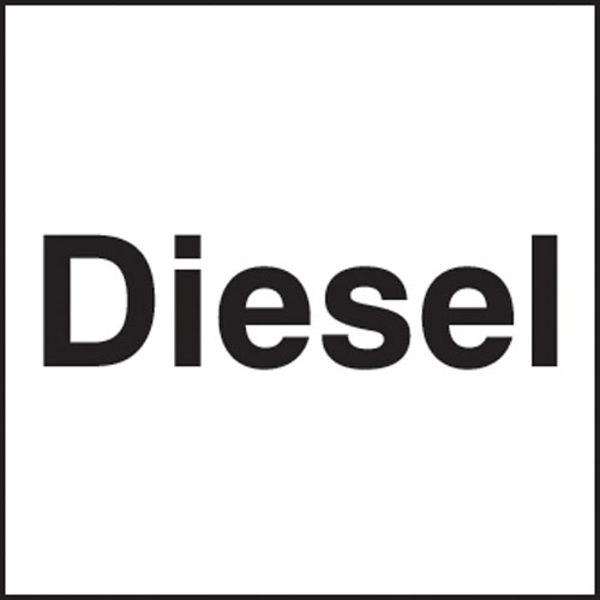 Picture of Diesel 25x25mm self adhesive