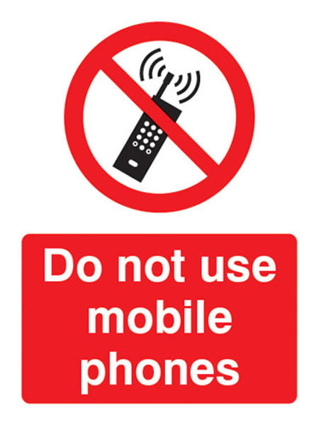 Picture of Do not use mobile phones