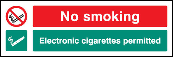 Picture of No smoking Electronic cigarettes permitted 