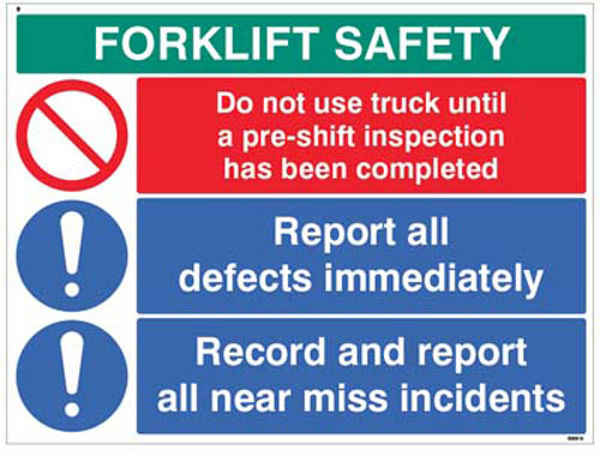 Picture of Forklift Safety Report defects and near misses…