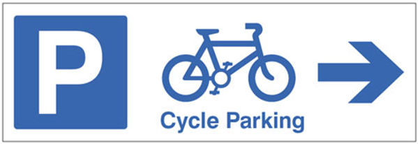 Picture of Cycle parking ->