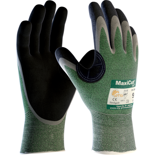 Picture of MaxiCut Oil Foam Nitrile Coated Glove Cut B
