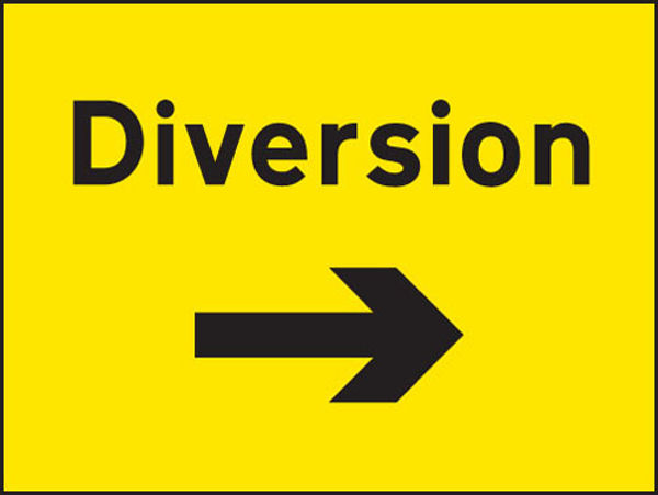 Picture of Diversion right arrow