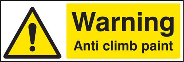 Picture of Warning anti climb paint