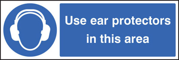Picture of Use ear protectors in this area