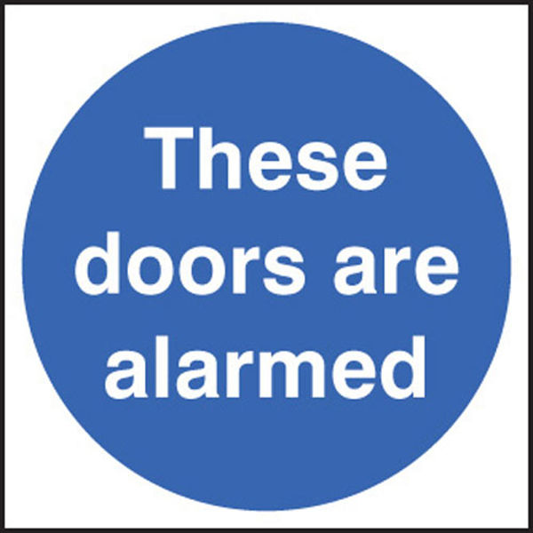 Picture of These doors are alarmed