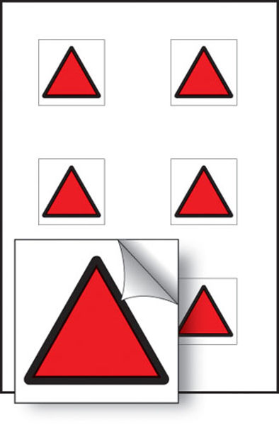 triangle warning sign in skype with picture