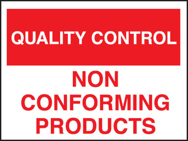 Picture of Quality control non-conforming products
