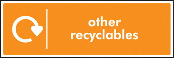 Picture of WRAP Recycling Sign - Other recyclables