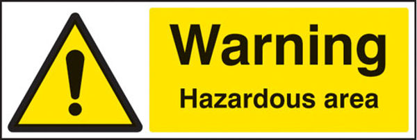 Picture of Warning hazardous area
