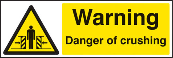 Picture of Warning Danger of crushing